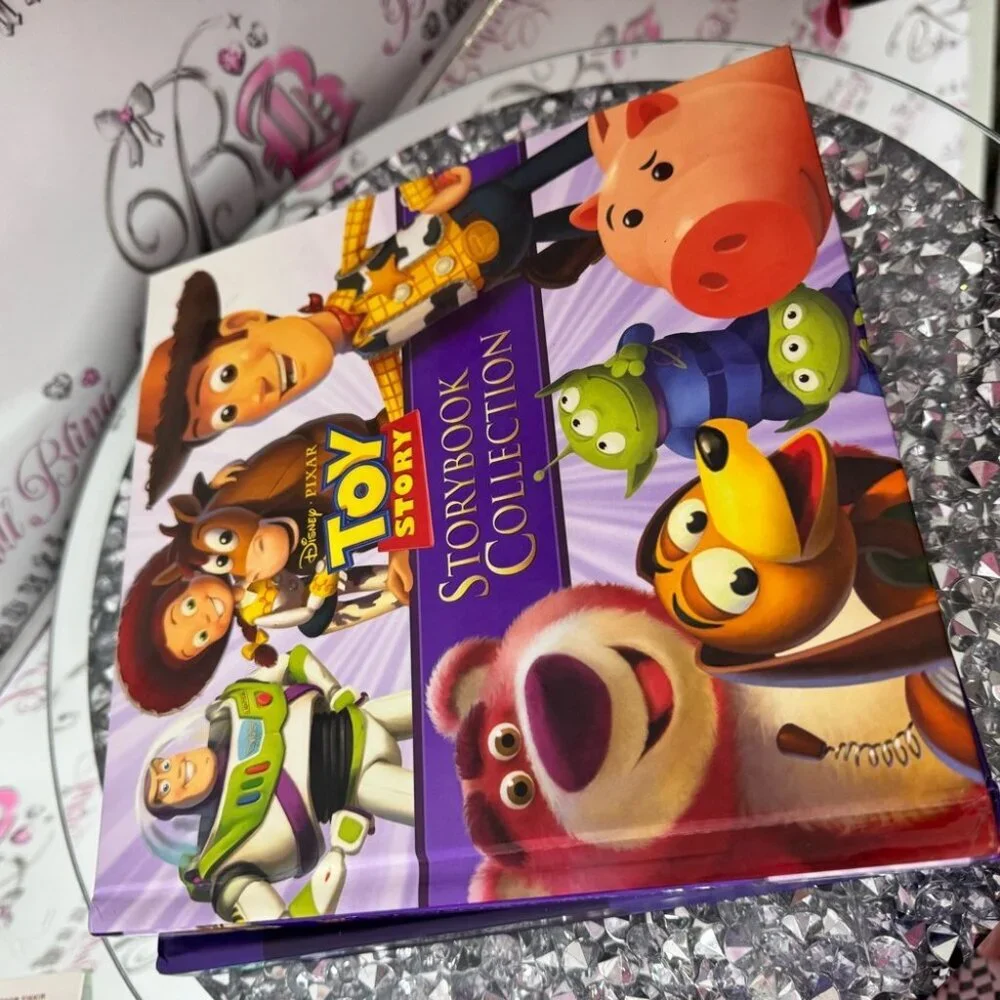 4 Disney Classic Storybook Collection books hard cover silver page trim 4 books
